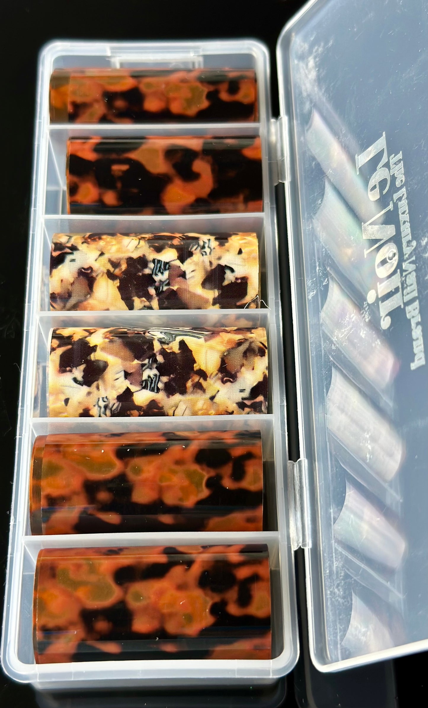 Animal printed transfer foil box
