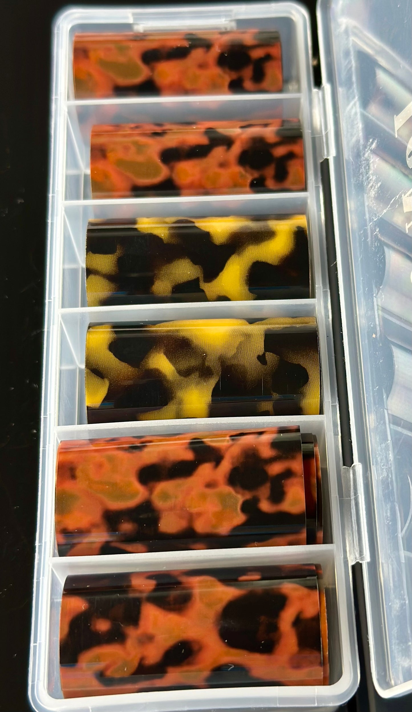 Animal printed transfer foil box