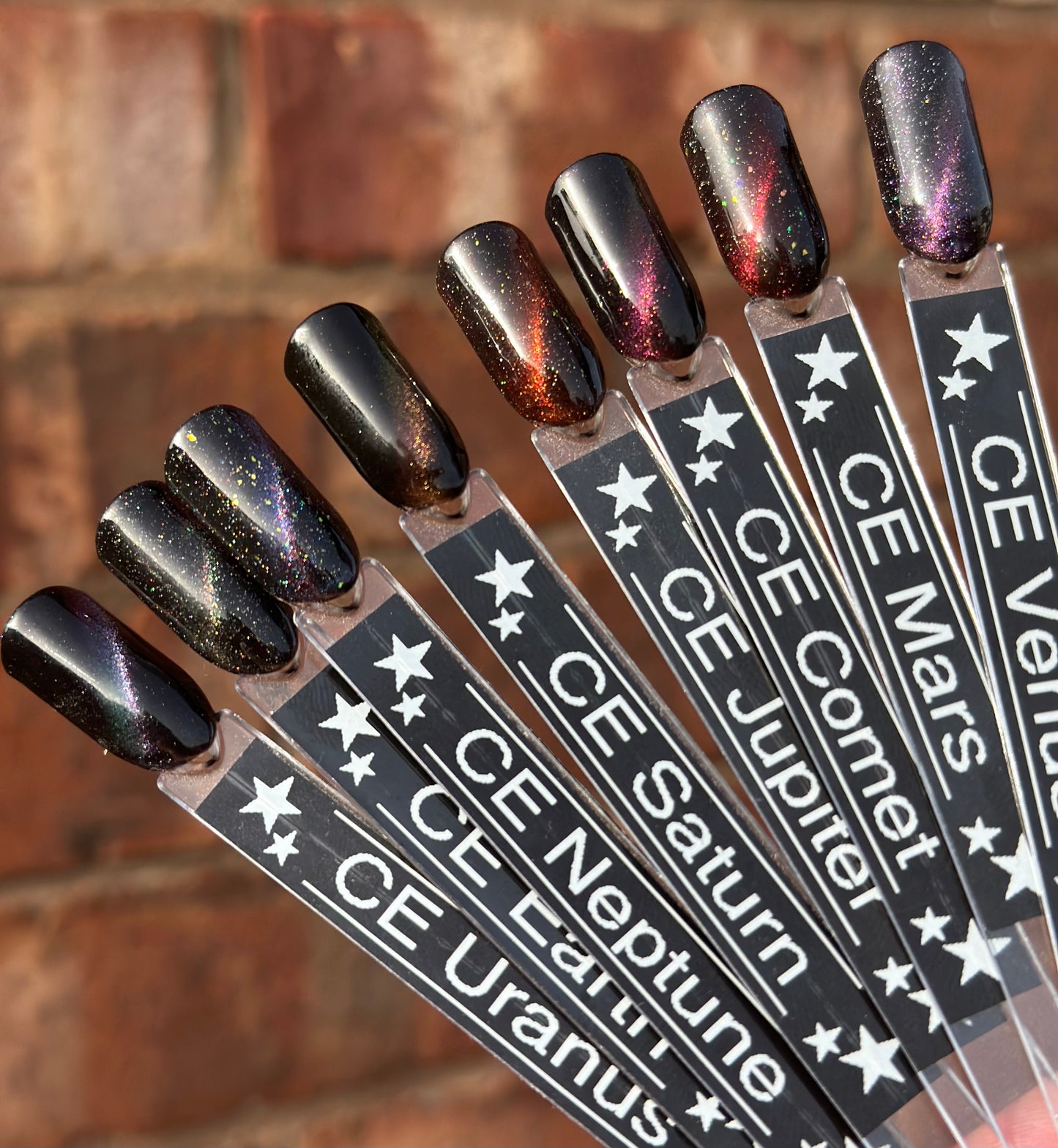 Galaxy Cat Eye gel polish collection