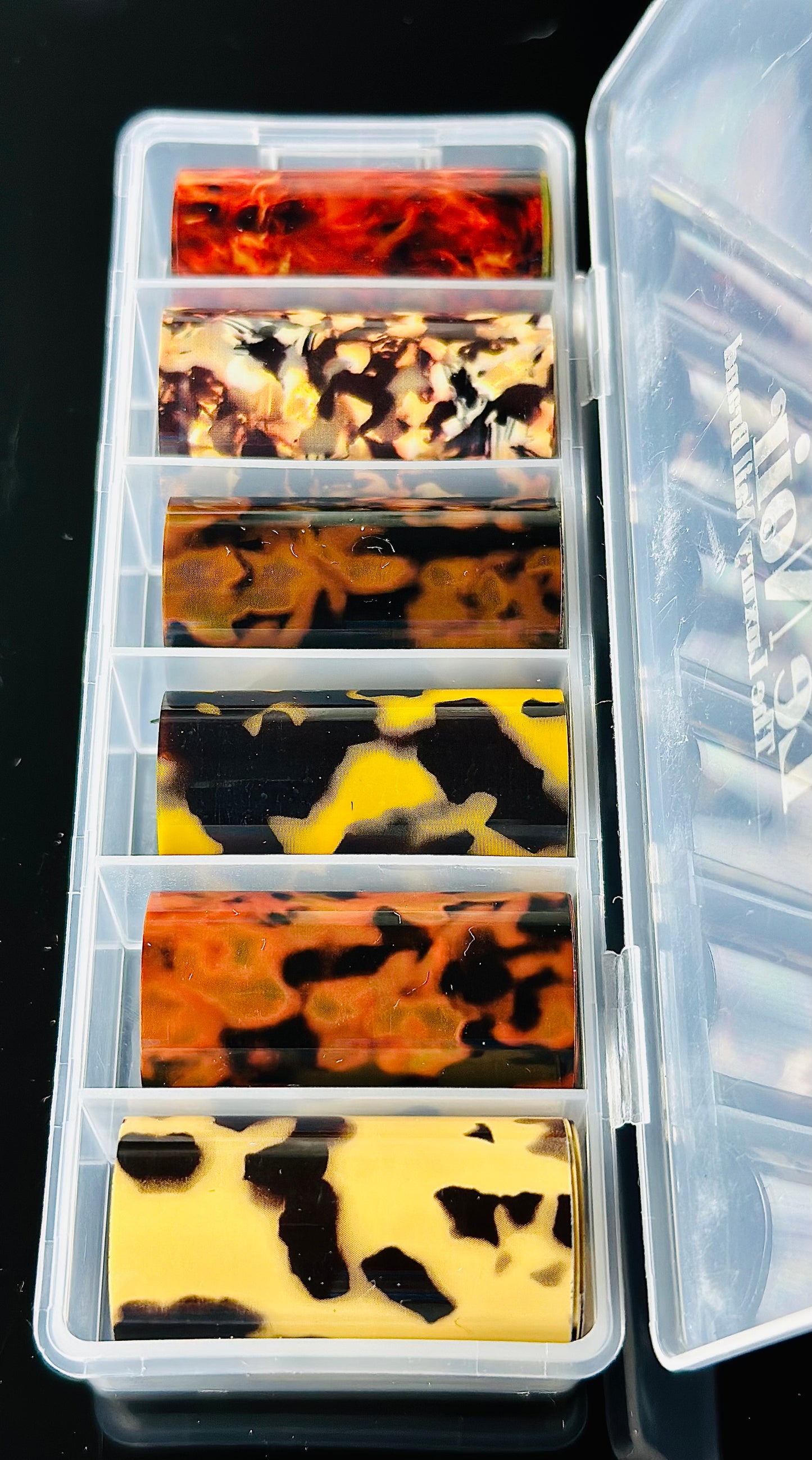 Animal printed transfer foil box