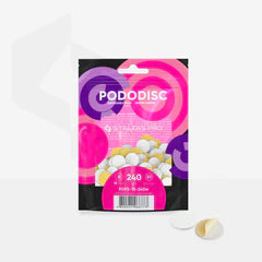 STALEKS White Disposable Files With A Soft Foam Layer For Pedicure Disc PODODISC STALEKS PRO S (50 Pcs)