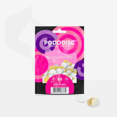 STALEKS White Disposable Files With A Soft Foam Layer For Pedicure Disc PODODISC STALEKS PRO S (50 Pcs)