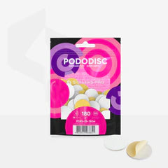 STALEKS White Disposable Files With A Soft Foam Layer For Pedicure Disc PODODISC STALEKS PRO L (50 Pcs)