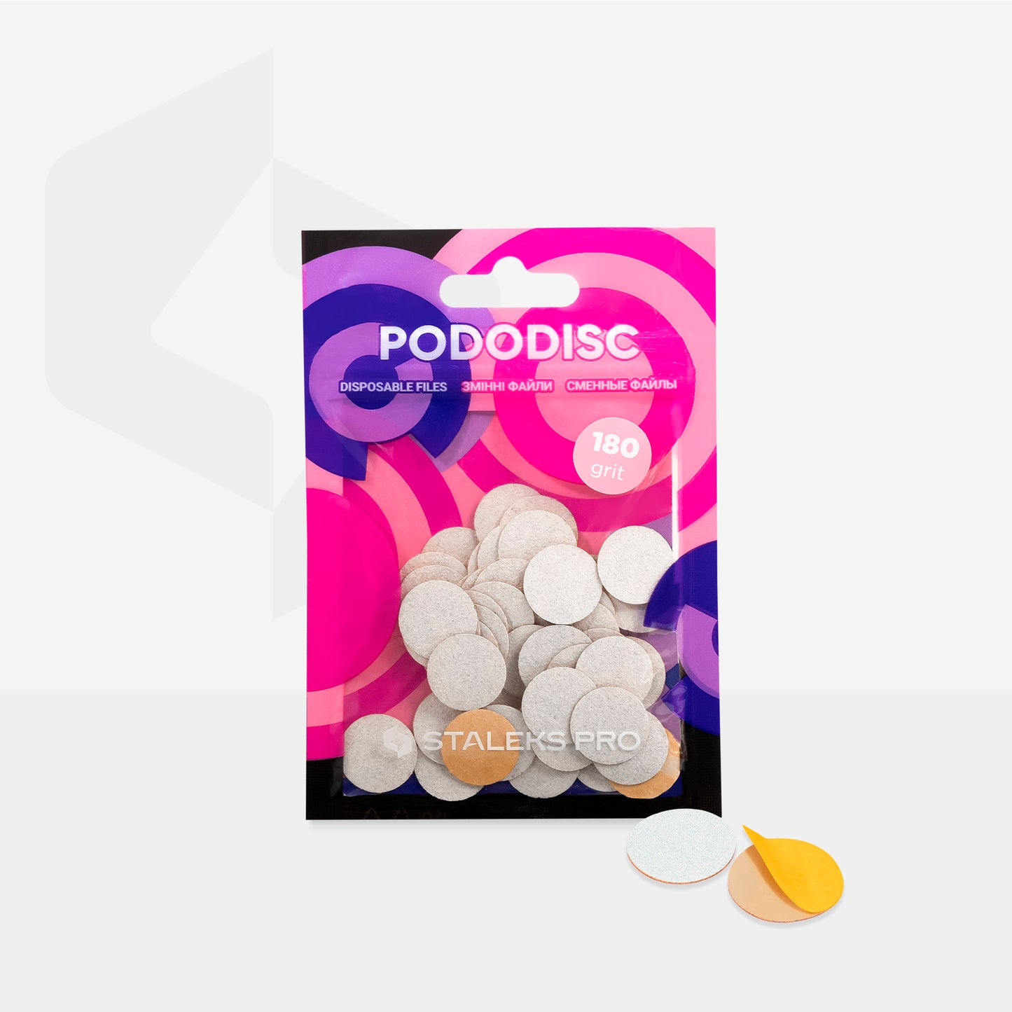 STALEKS PRO PODODISC White refill pads for pedicure disc