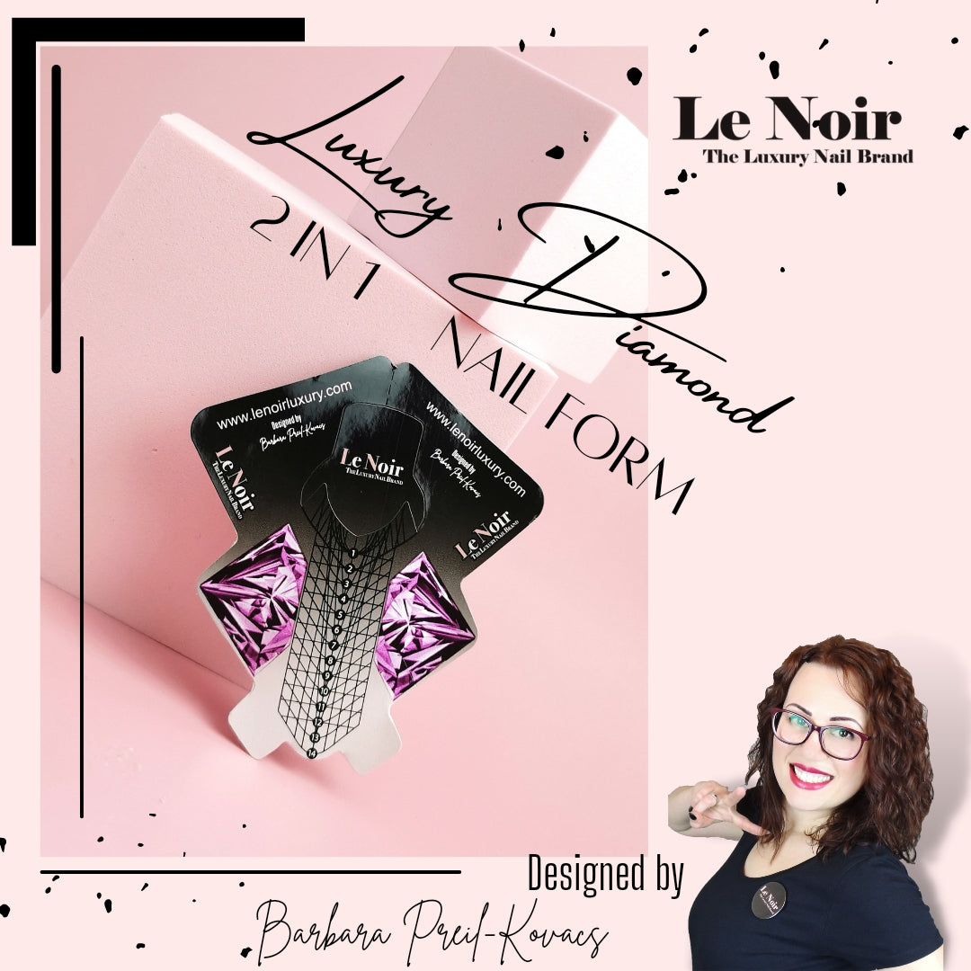 Luxury Diamond 2 in 1 nail Form