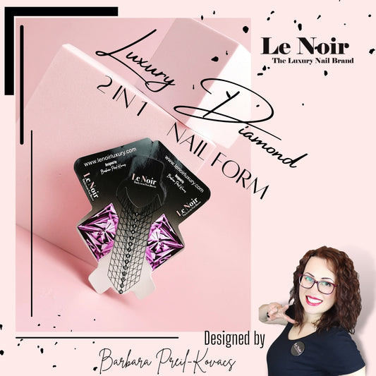 Luxury Diamond 2 in 1 nail Form
