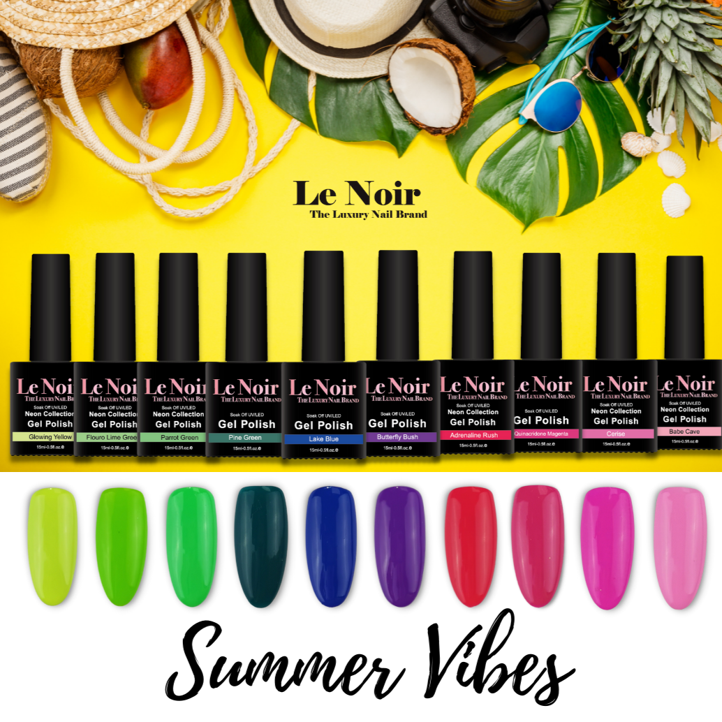 Summer Vibes Gel Polish Summer Collection Bundle 10 pcs