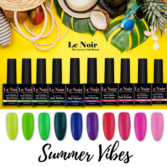 Summer Vibes Gel Polish Summer Collection Bundle 10 pcs