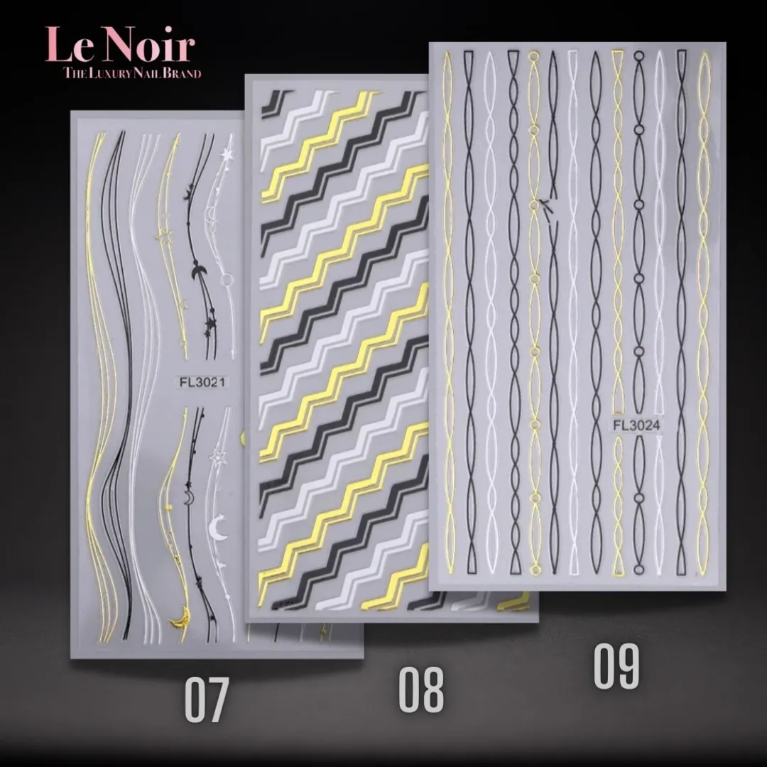 Abstract Nail Art Stickers