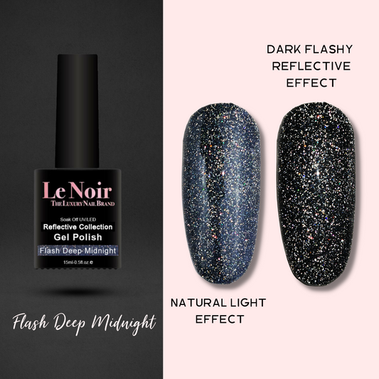 Gel Polish - Flash Deep Midnight