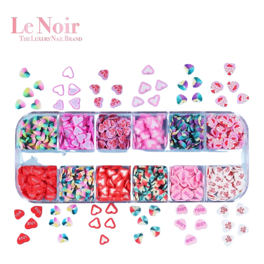 Valentine's Day Gum Nail Art