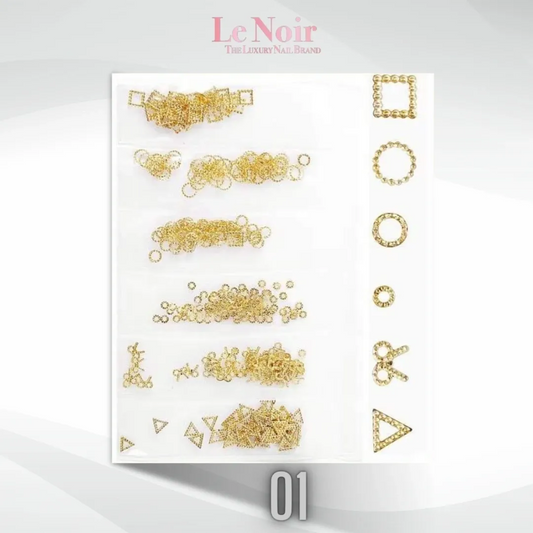 3D Metal Nail Accessories