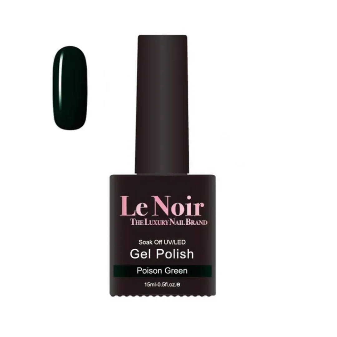Gel Polish - Poison Green (Plain)