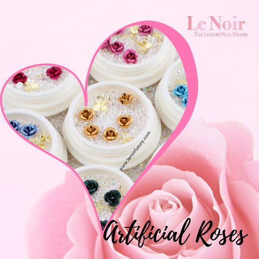 Artificial Roses nail art 3d decoration