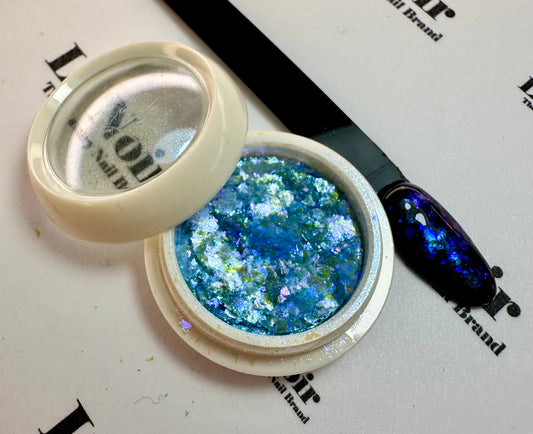 Opal nail foil flakes