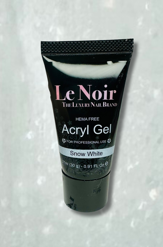 Hema &TPO free Snow white /glittery white acrylgel 30g