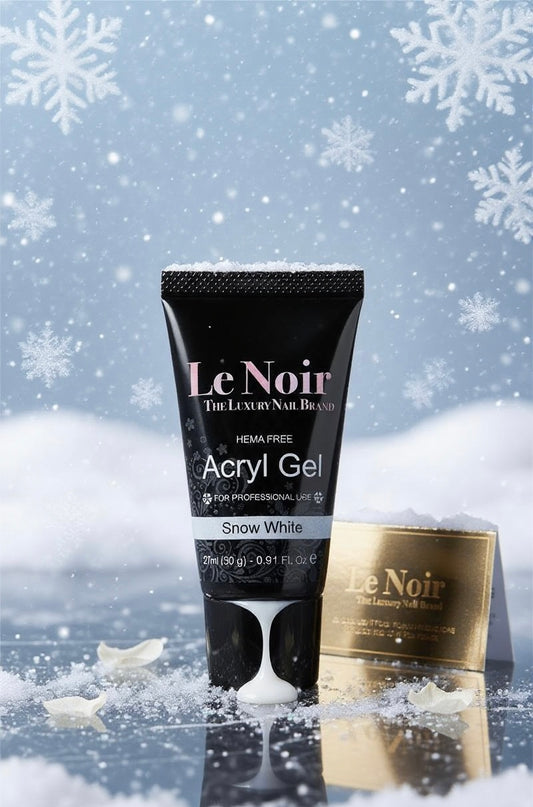 Hema &TPO free Snow white /glittery white acrylgel 30g