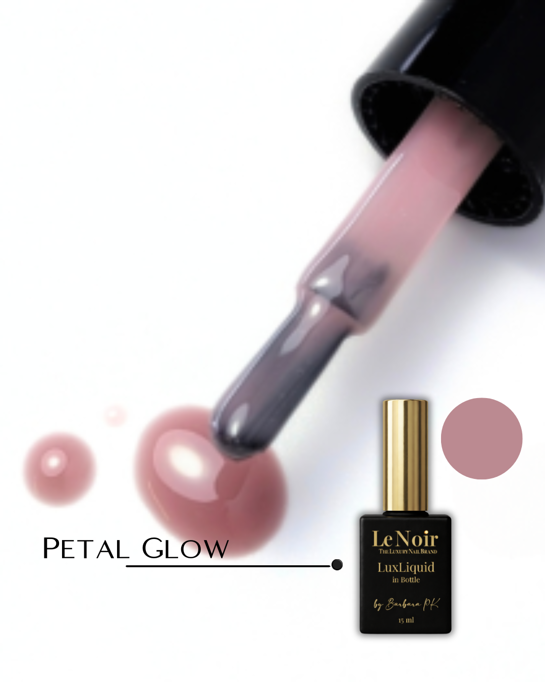 Luxliquid in Bottle by Barbara PK 15ml/ Self-Levelling Liquid Polygel