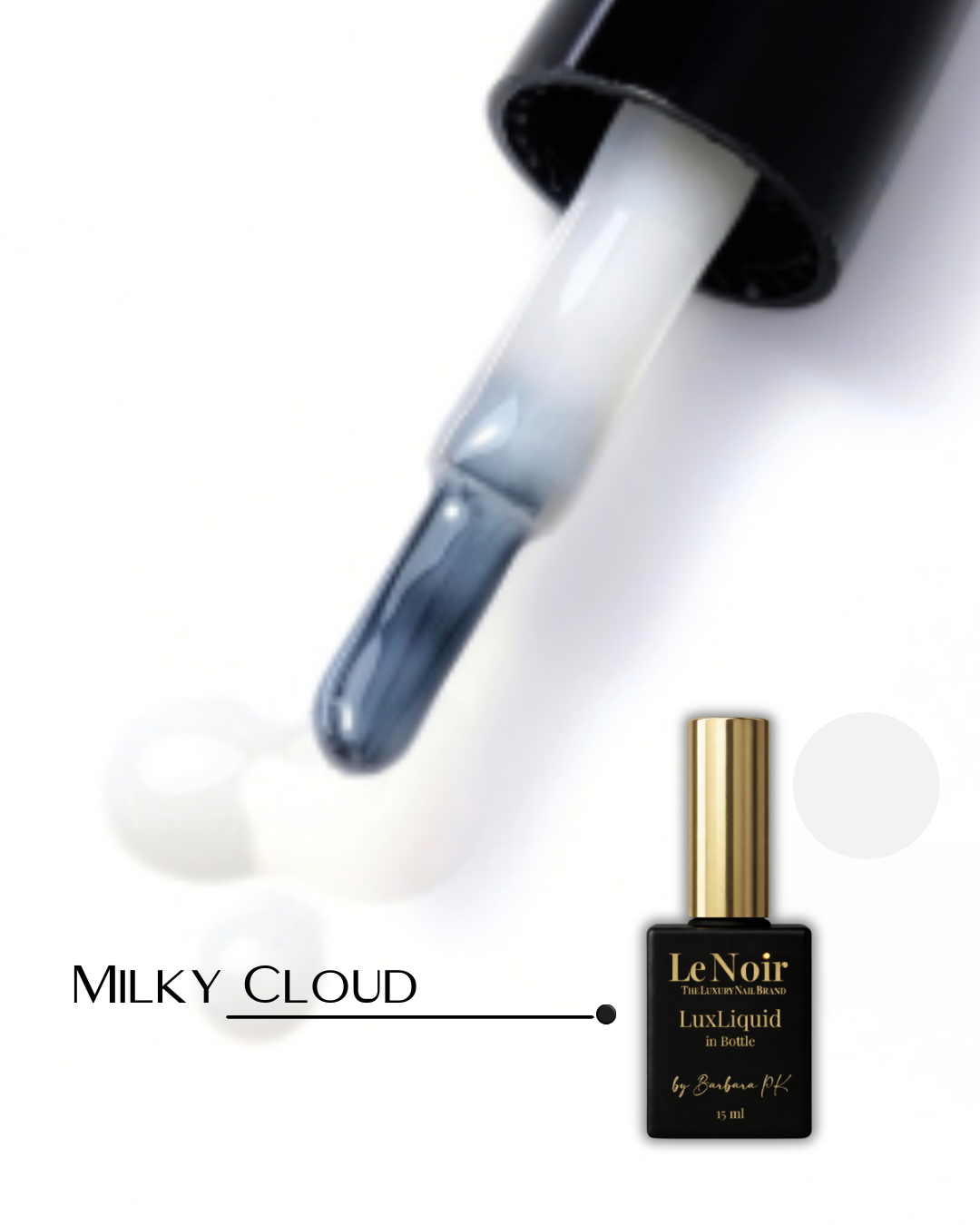 Luxliquid in Bottle by Barbara PK 15ml/ Self-Levelling Liquid Polygel