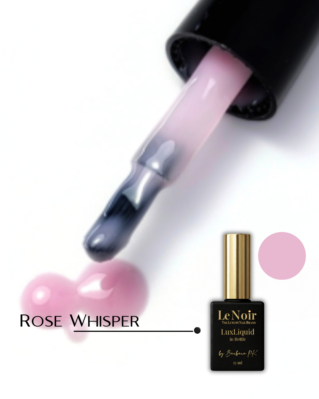 Luxliquid in Bottle by Barbara PK 15ml/ Self-Levelling Liquid Polygel