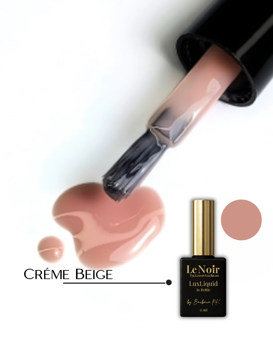 Luxliquid in Bottle by Barbara PK 15ml/ Self-Levelling Liquid Polygel