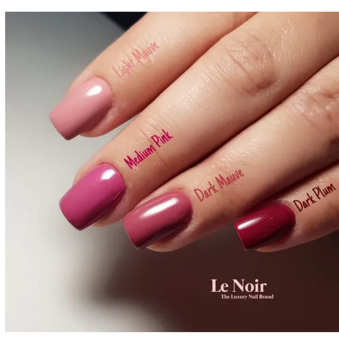 Essie - gel couture- Set the Seam - plum purple nails - dark magenta  manicure | Magenta nails, Plum nails, Dark pink nails