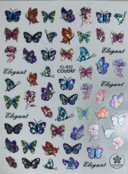 Butterfly’s Nail art Stickers
